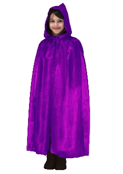 MANTELLO CAPPUCCIO BAMBINO VIOLA